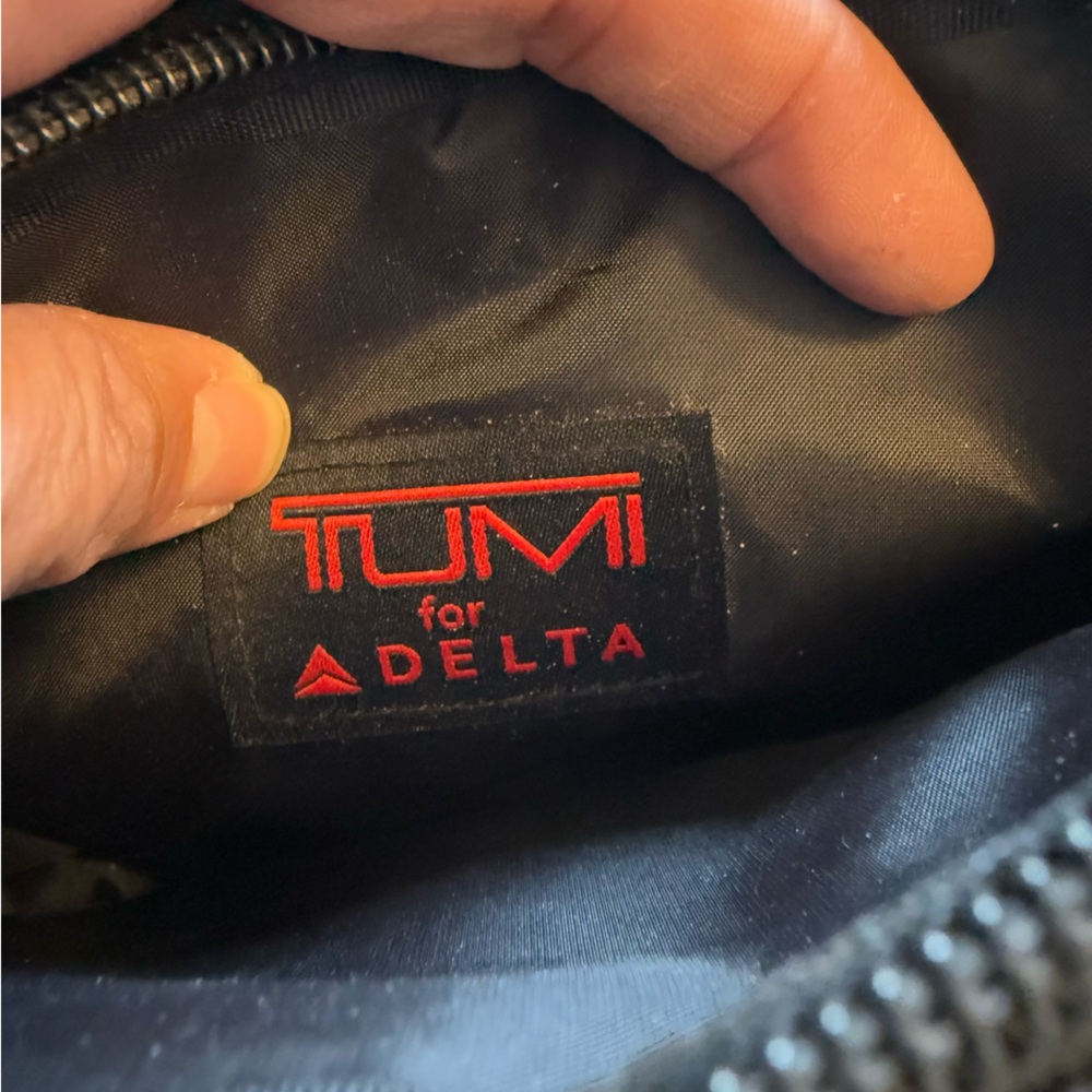 Tumi Black Textured Nylon Travel Pouch Duo - Picture 5 of 11